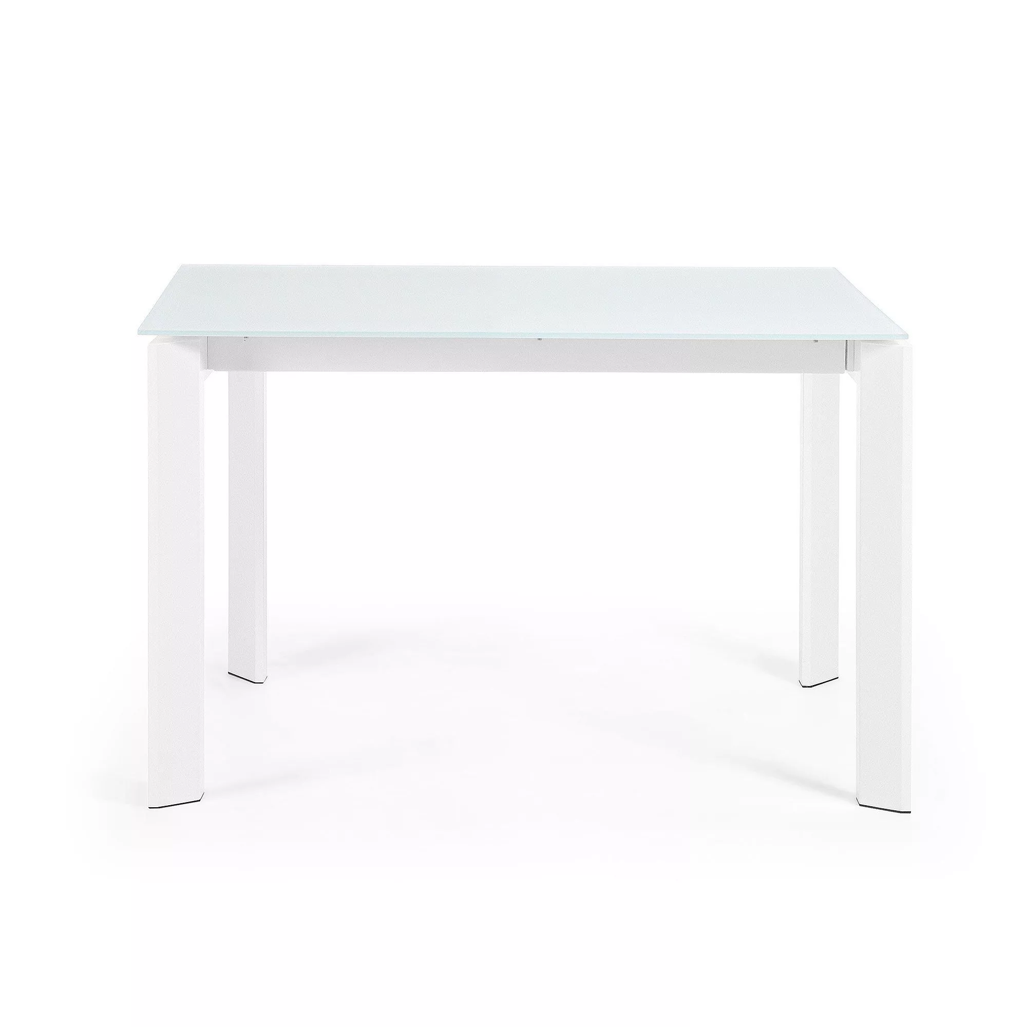 Обеденный стол La Forma Atta 180х80 стеклянный белый