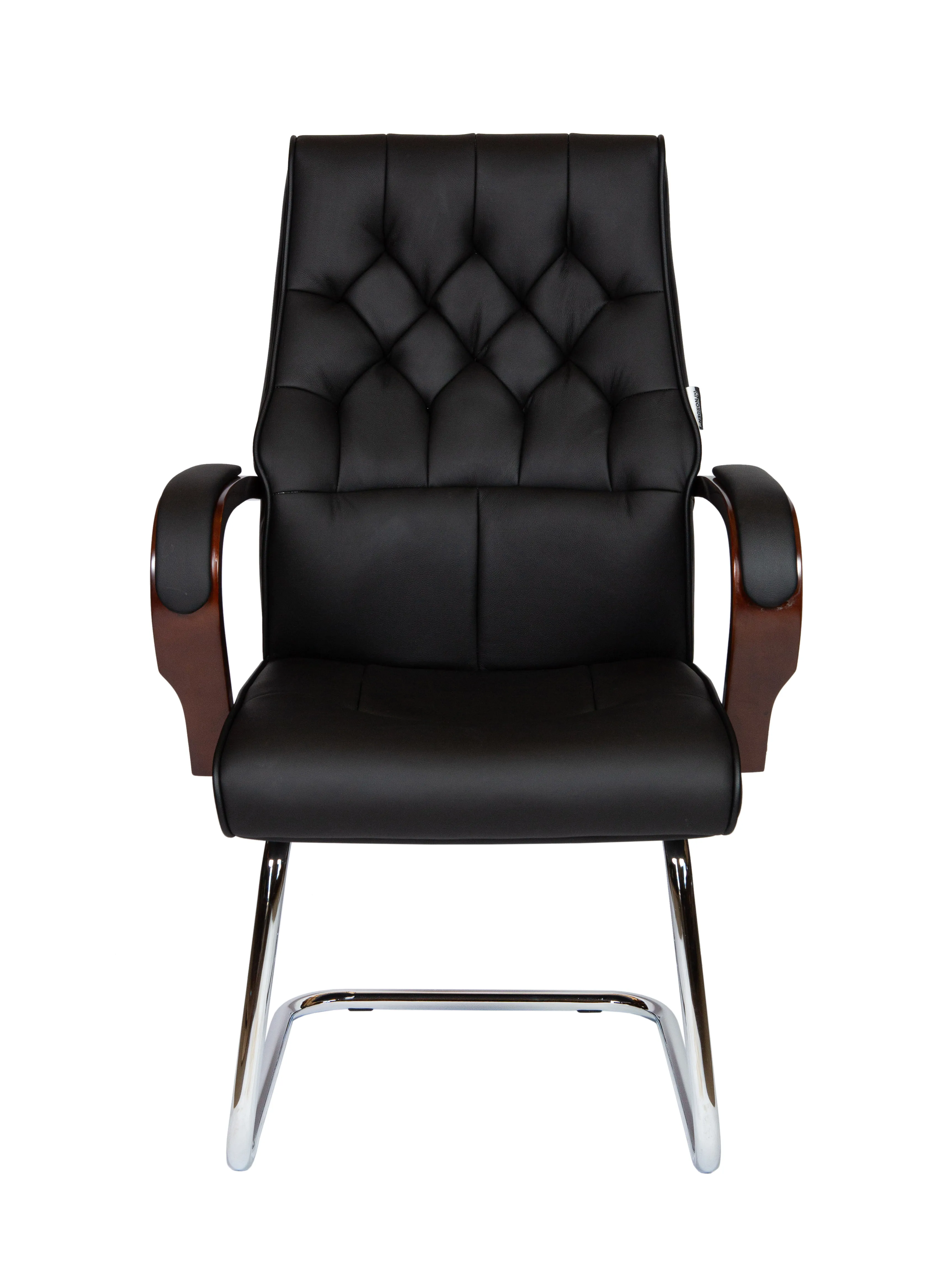 Конференц кресло NORDEN Боттичелли CF кожа черный P2338B-L02 leather