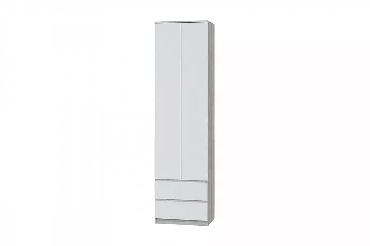 Шкаф для одежды Лори дуб серый / белый МЛК