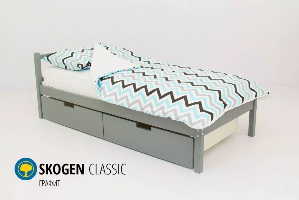 Детская кровать с ящиками Svogen Classic
