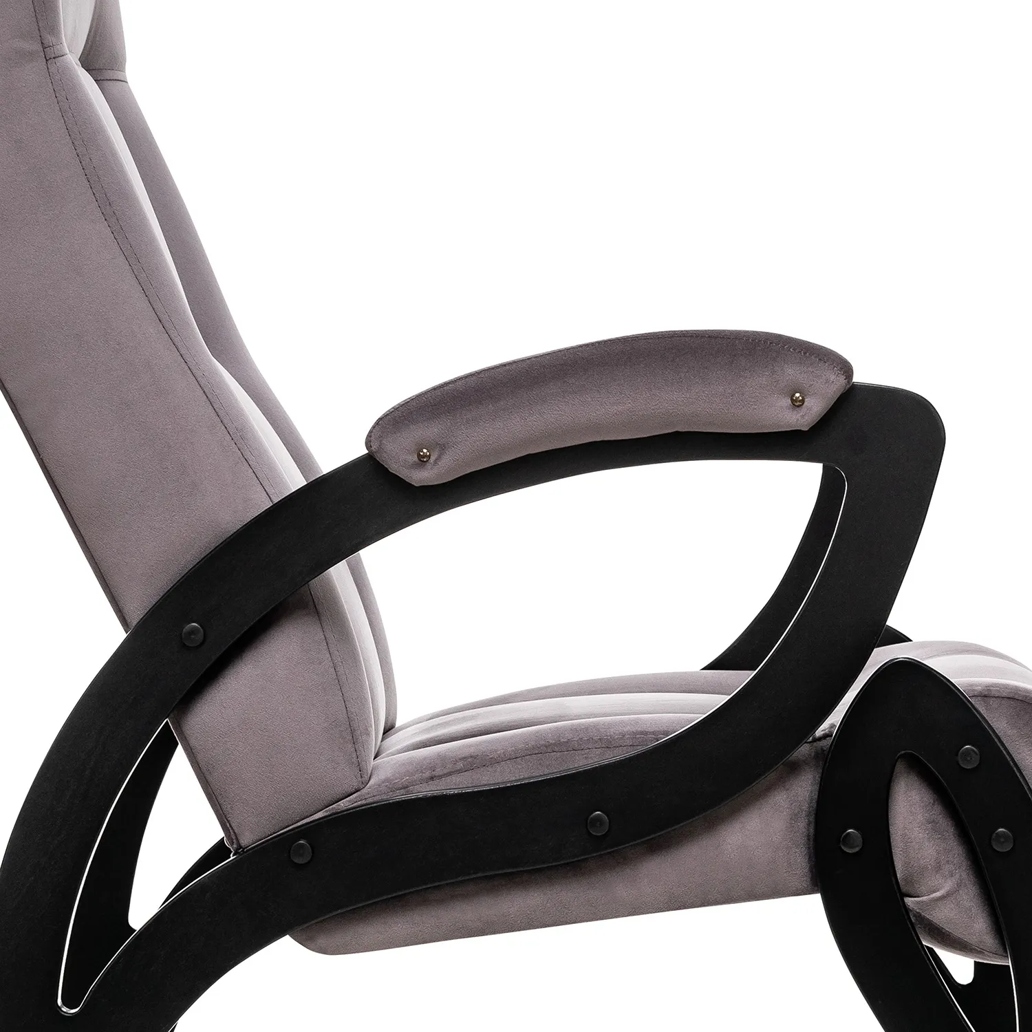 Кресло для отдыха Модель 51 Темно-бежевый / Венге