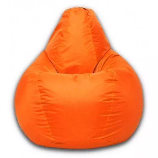 Кресло-мешок Груша L оксфорд оранжевый люмин
