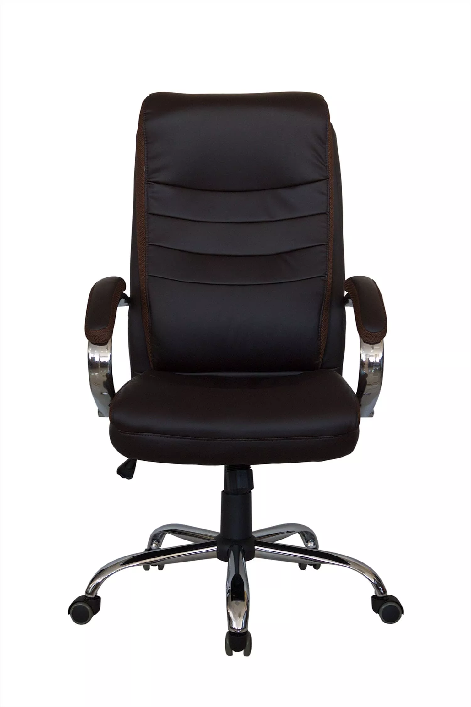 Кресло руководителя Riva Chair Hoop 9131 коричневый
