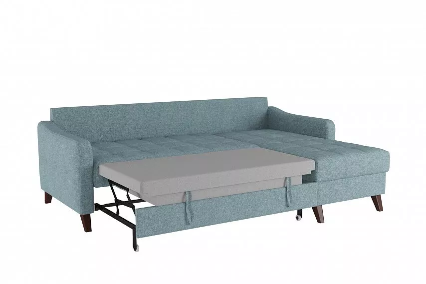 Угловой диван-кровать Римини 1 Silva 045 Sherlock 975