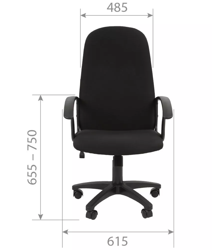 Кресло компьютерное CHAIRMAN 289 ткань серый