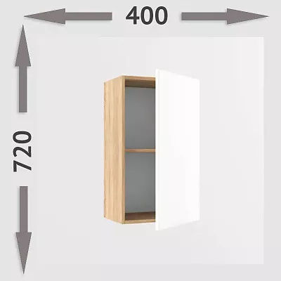 Шкаф навесной В 400 Тальк 2 кат (h=720)