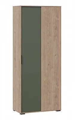Шкаф для одежды угловой Лео гикори джексон дымчатый зеленый ТД-410.07.23