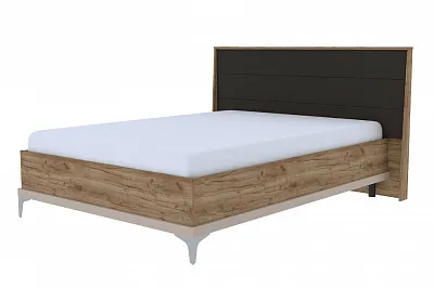 Кровать Кара 10 со стационарным основанием металл (1400)