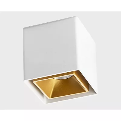 Точечный накладной светильник ITALLINE FASHION FX1 white + FASHION FXR gold