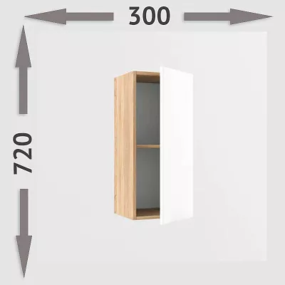 Шкаф навесной В 300 Тальк 2 кат (h=720)