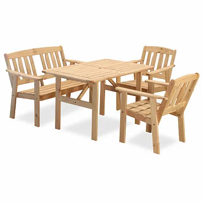 Комплект мебели деревянный Соло