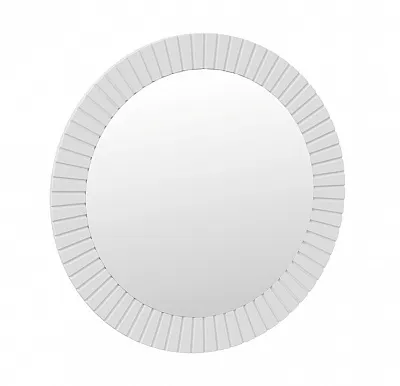 Зеркало навесное круглое Хилтон белый матовый 402.001.000