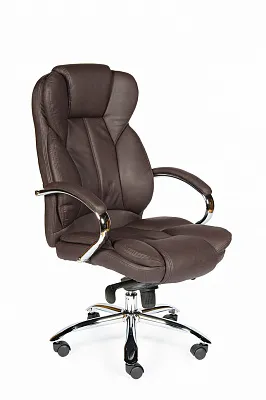 Кресло руководителя NORDEN Верса brown темно-коричневый экокожа H-1708-322