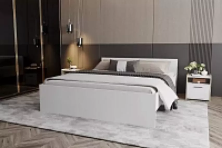 Двуспальная кровать Симпл Silva 1600х2000 НМ 011.53 белый