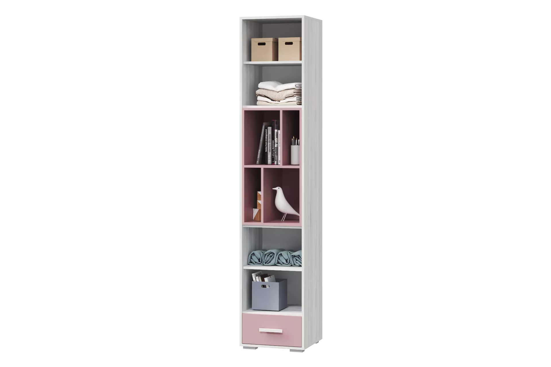 Шкаф для книг с 2 дверцами и 1 ящиком Лило МЛК
