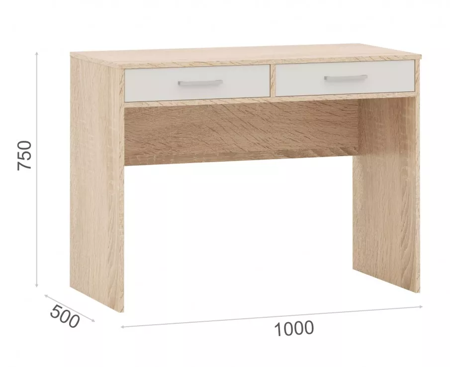 Письменный стол Стелс 100 см с ящиками