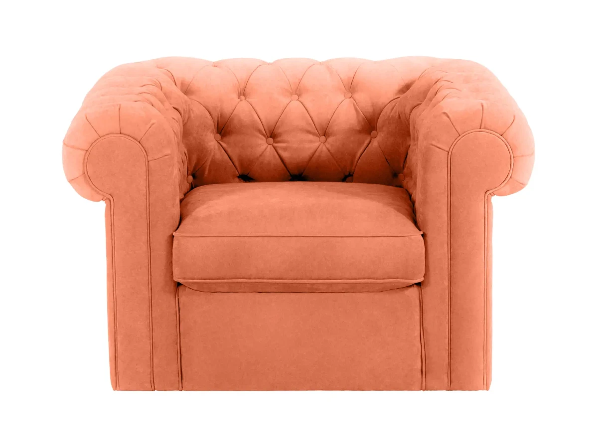 Кресло Chesterfield оранжевый 339873