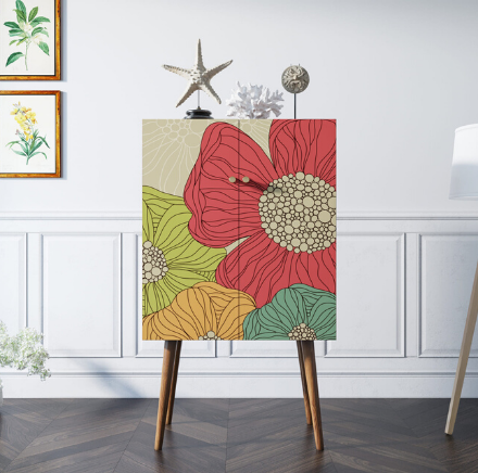 Комод Этажерка Berber (Бербер) Принт 05 BB09/Print_05