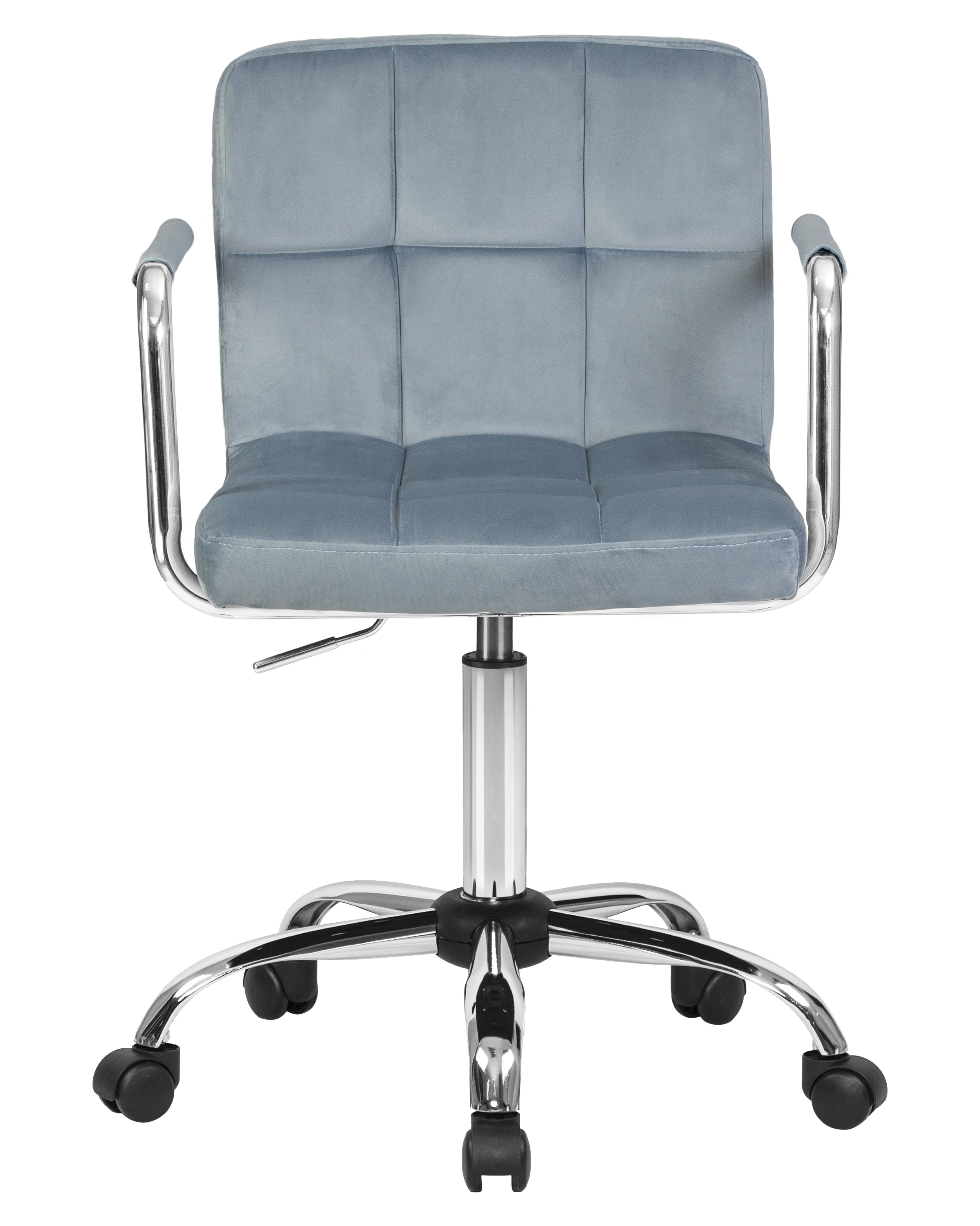 Офисное кресло для персонала DOBRIN TERRY пудрово-голубой велюр MJ9-74