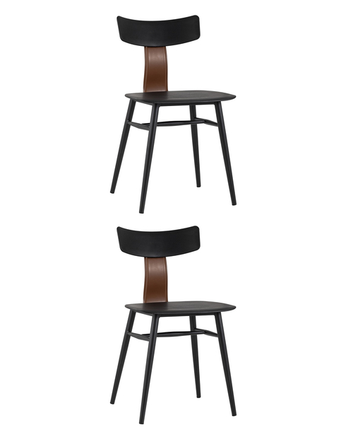 Комплект стульев ANT черный 2 шт.