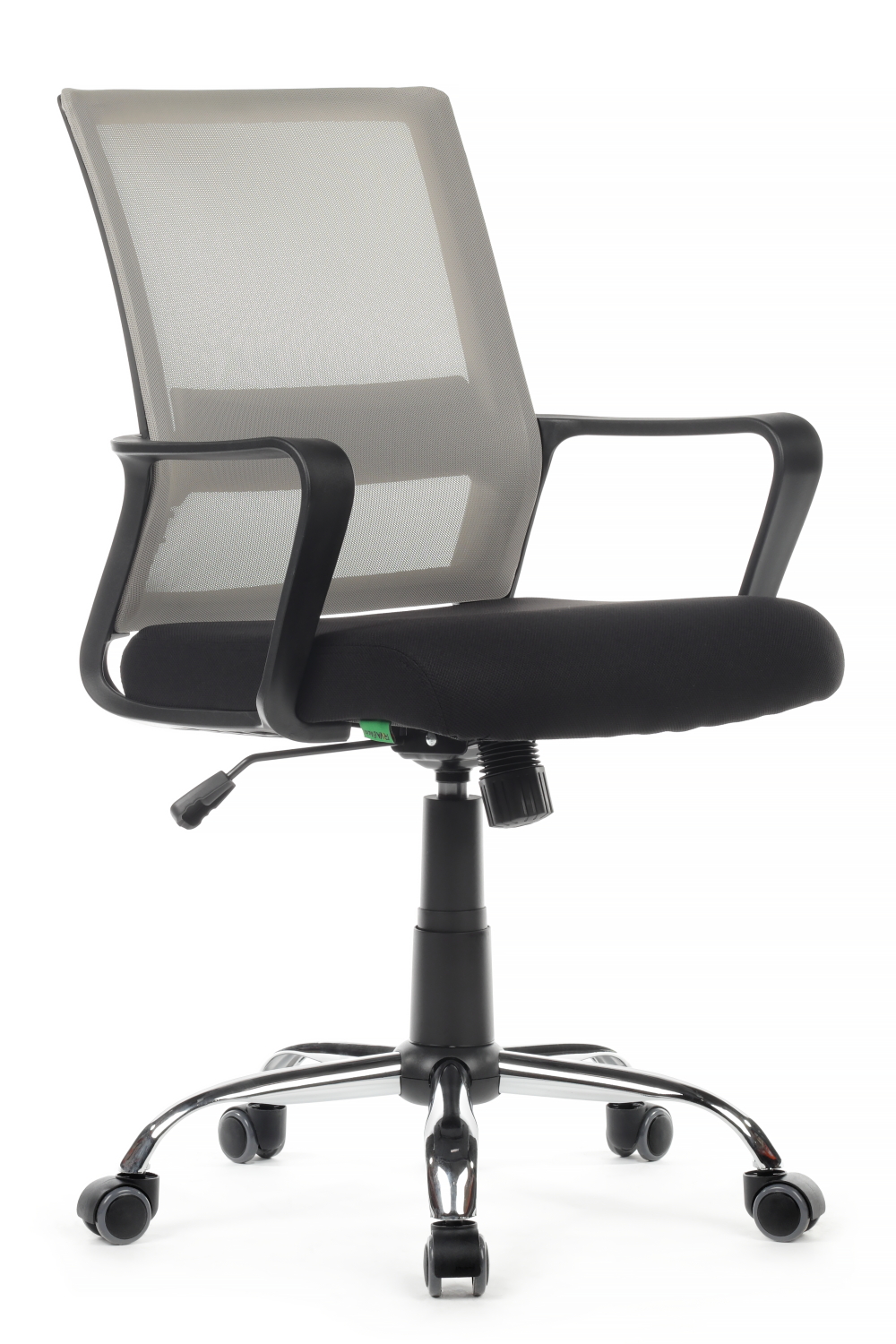 Кресло компьютерное Riva Chair Mint 1029MB без подголовника черный / серый