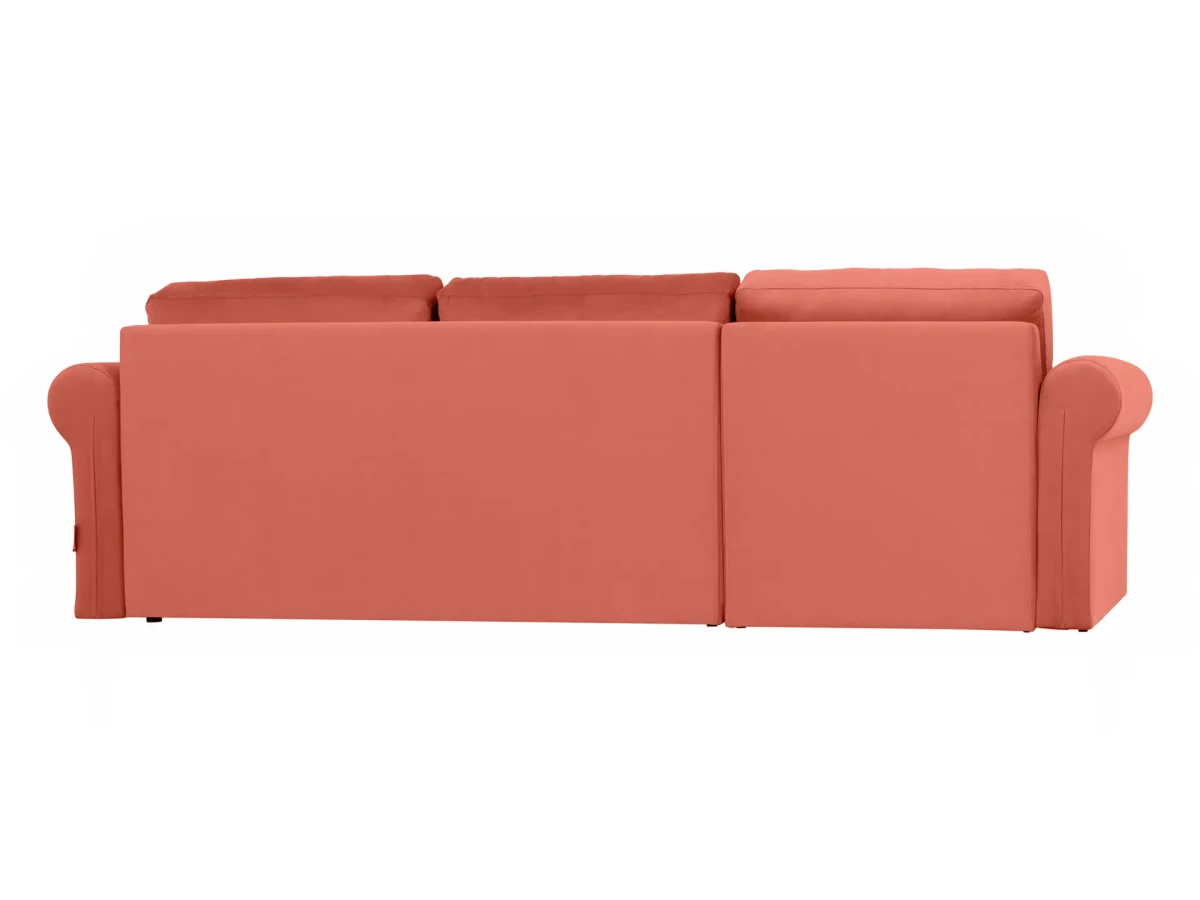 Диван-кровать с оттоманкой Peterhof П2 (валики) розовый 341024