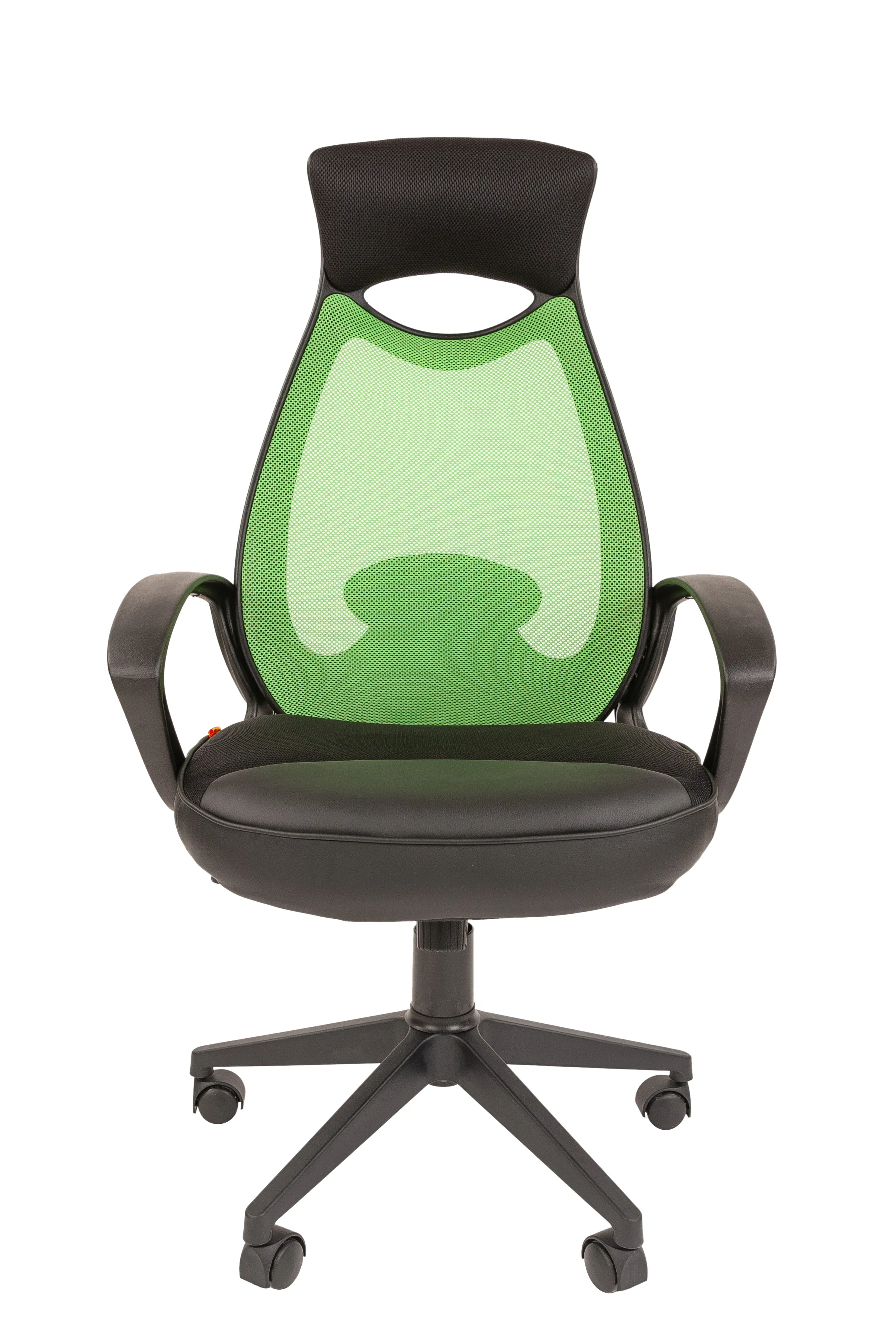 Кресло для руководителя CHAIRMAN 840 BLACK зеленый