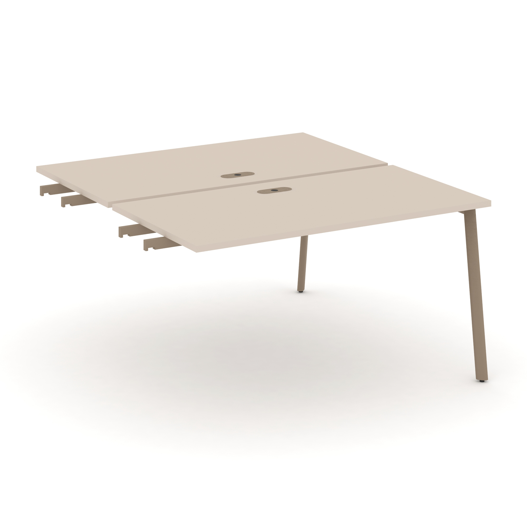 Двойной стол приставка к опорным тумбам Riva Estetica ES.D.SPR-3-LP