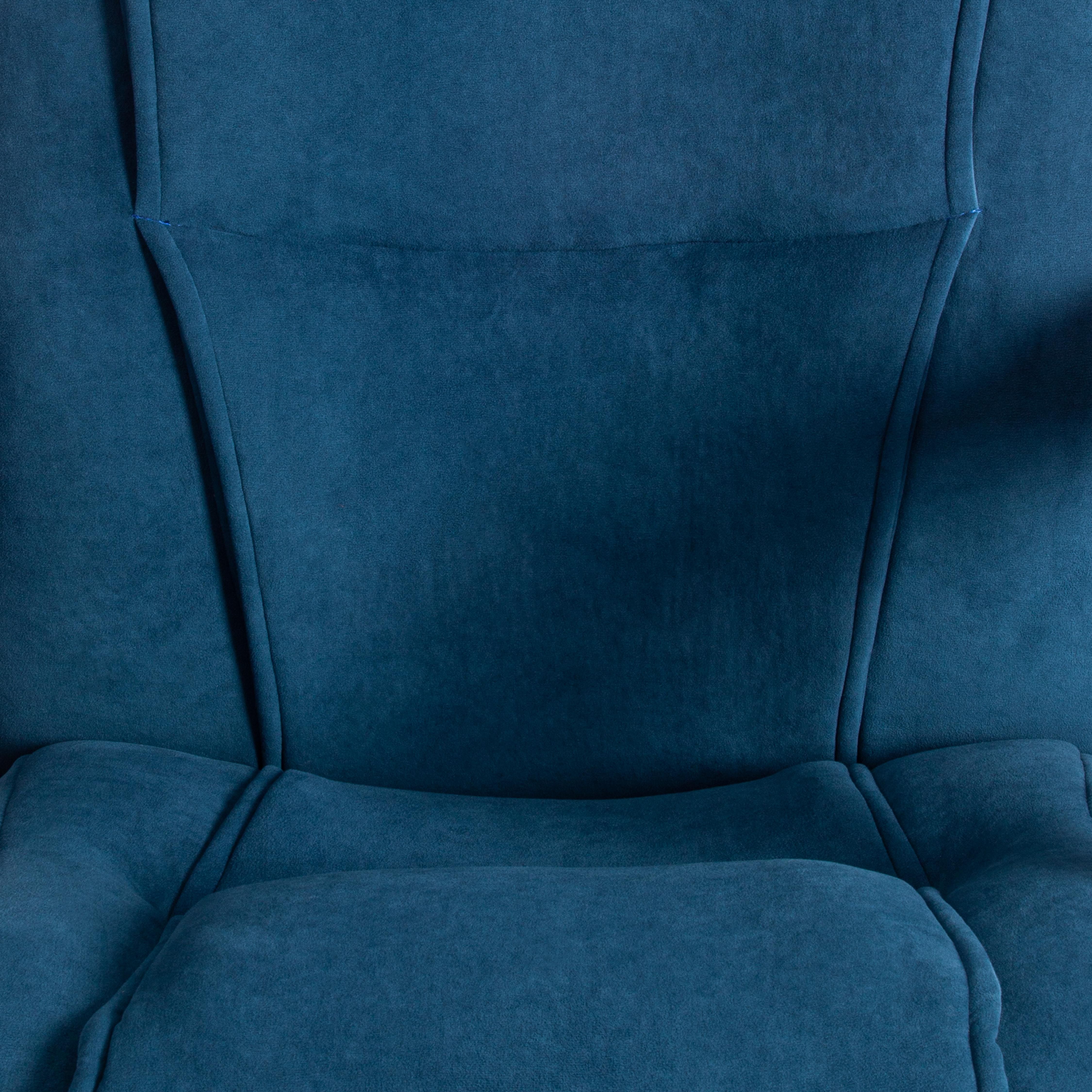 Кресло BERGAMO (22) ткань синий