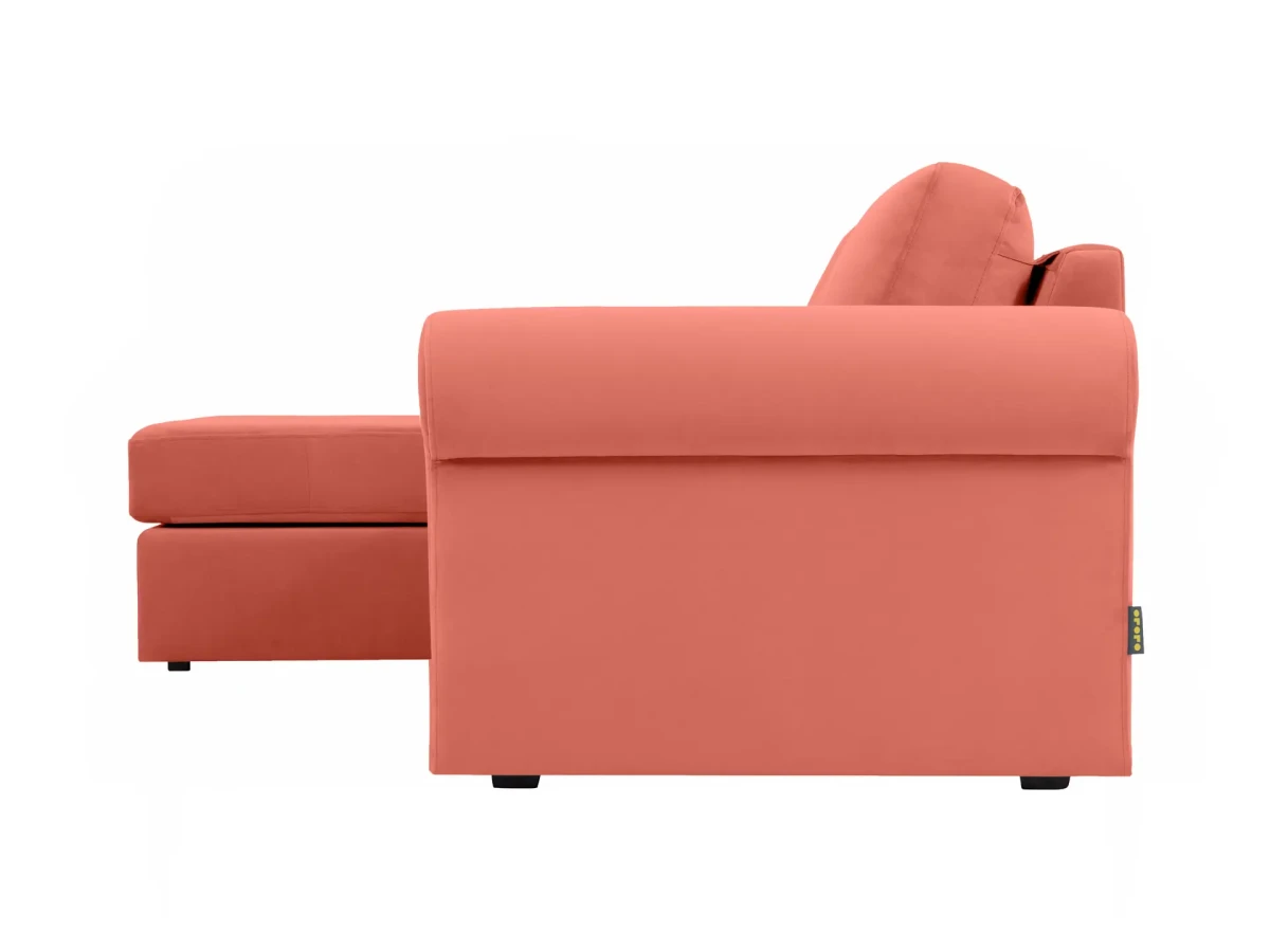 Диван-кровать с оттоманкой Peterhof П2 (валики) розовый 341024