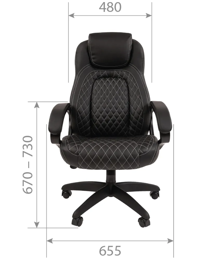 Кресло для руководителя Chairman 432 коричневый