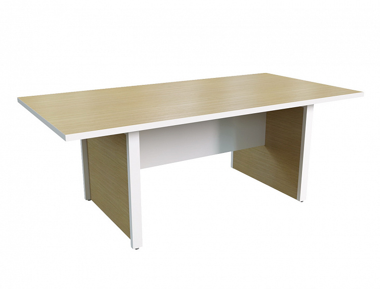 Стол для переговоров MULTI-OFFICE СТИЛ ЭВО (Steel evo)200х100х74 дуб светлый