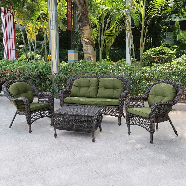 Комплект мебели Afina Garden LV-520BG Brown/Green Коричневый