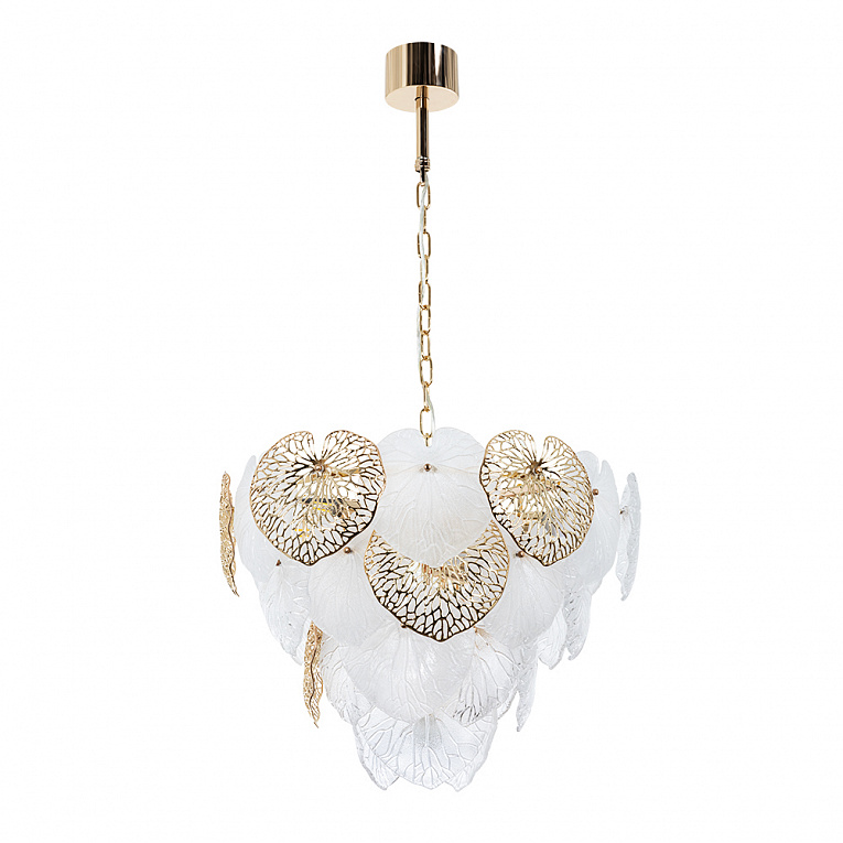 Подвесная люстра Arte Lamp KAPRI золото, прозрачный A4078LM-12GO