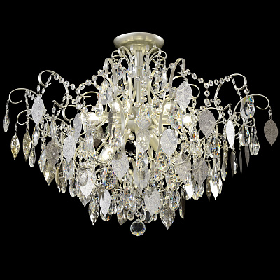 Люстра Crystal Lux ESMIRALDA PL9 SILVER