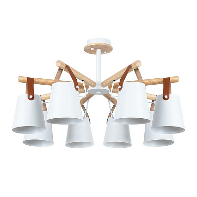 Люстра на штанге ARTE LAMP THOMAS A7032PL-8WH