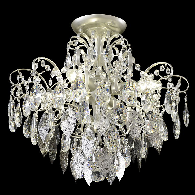 Люстра Crystal Lux ESMIRALDA PL4 SILVER