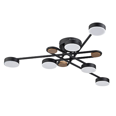Люстра на штанге ARTE LAMP TAYGETA A2455PL-6BK