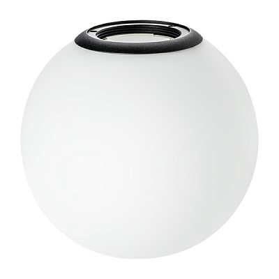 Плафон с черным металлическим кольцом для трека PRO Lightstar Teta 595110