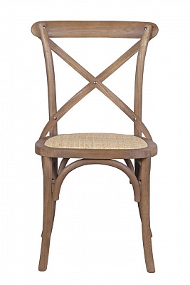Стул Cross Back Brown Коричневый