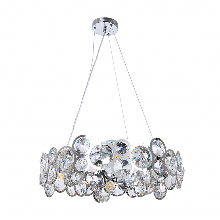 Подвесная люстра Arte Lamp SARAH хром, прозрачный A1062SP-6CC