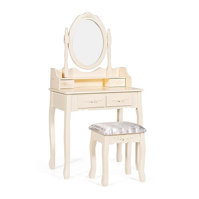 Туалетный столик с зеркалом и табуретом Secret De Maison ARNO