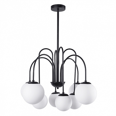 Люстра на штанге ARTE LAMP MEBSUTA A1675LM-8BK