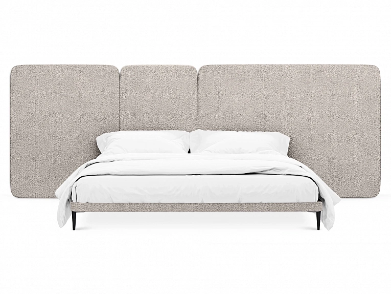 Кровать OgogoHome Licata 961649 бежевый