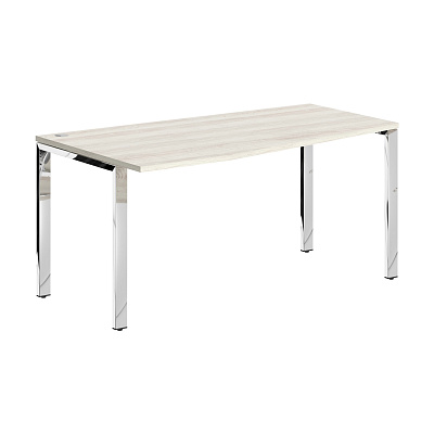 Стол письменый Skyland XTEN Глосс (Xten Gloss) XGCT 169(L).1 Сосна Эдмонт / Нержавеющая сталь