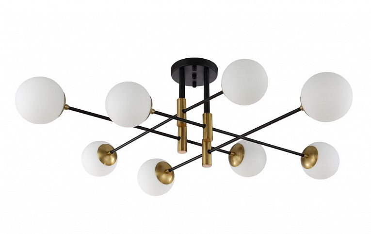 Люстра Crystal Lux FIDEL PL8 BLACK