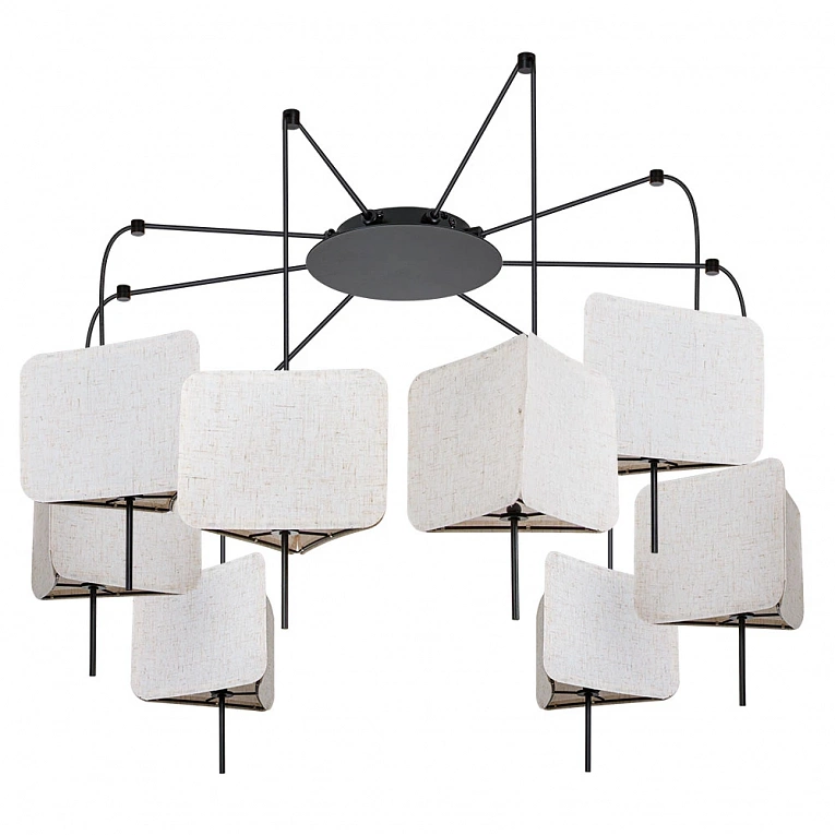 Подвесная люстра ARTE LAMP TRIXIE A7084SP-8BK