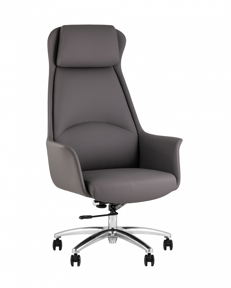 Кресло руководителя TopChairs Viking NEW серое