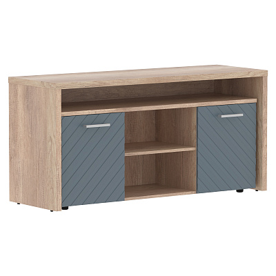 Тумба с фригобаром Skyland TORR Люкс (TORR Lux) TLTF-3D Серо-Голубой / Дуб Каньон Z