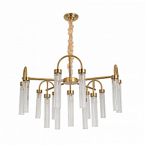 Подвесная люстра Arte Lamp Borgia коричневый, прозрачный A4088LM-15AB